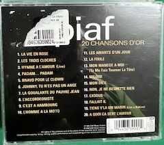 Edith Piaf: 20 Chansons D'Or, CD