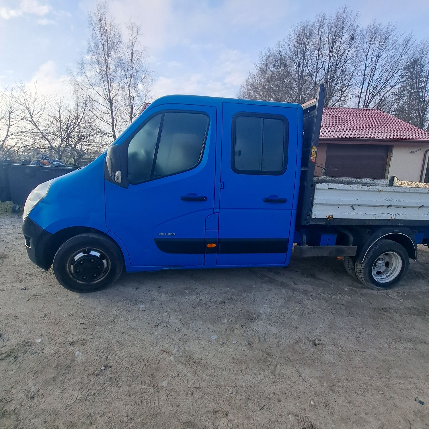 Renault master wywrotka na bliźniaku