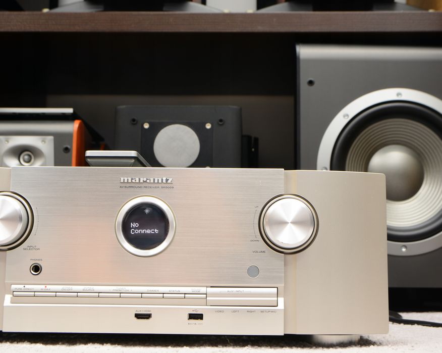amplituner wzmacniacz do kina domowego stereo Marantz SR5009 pilot