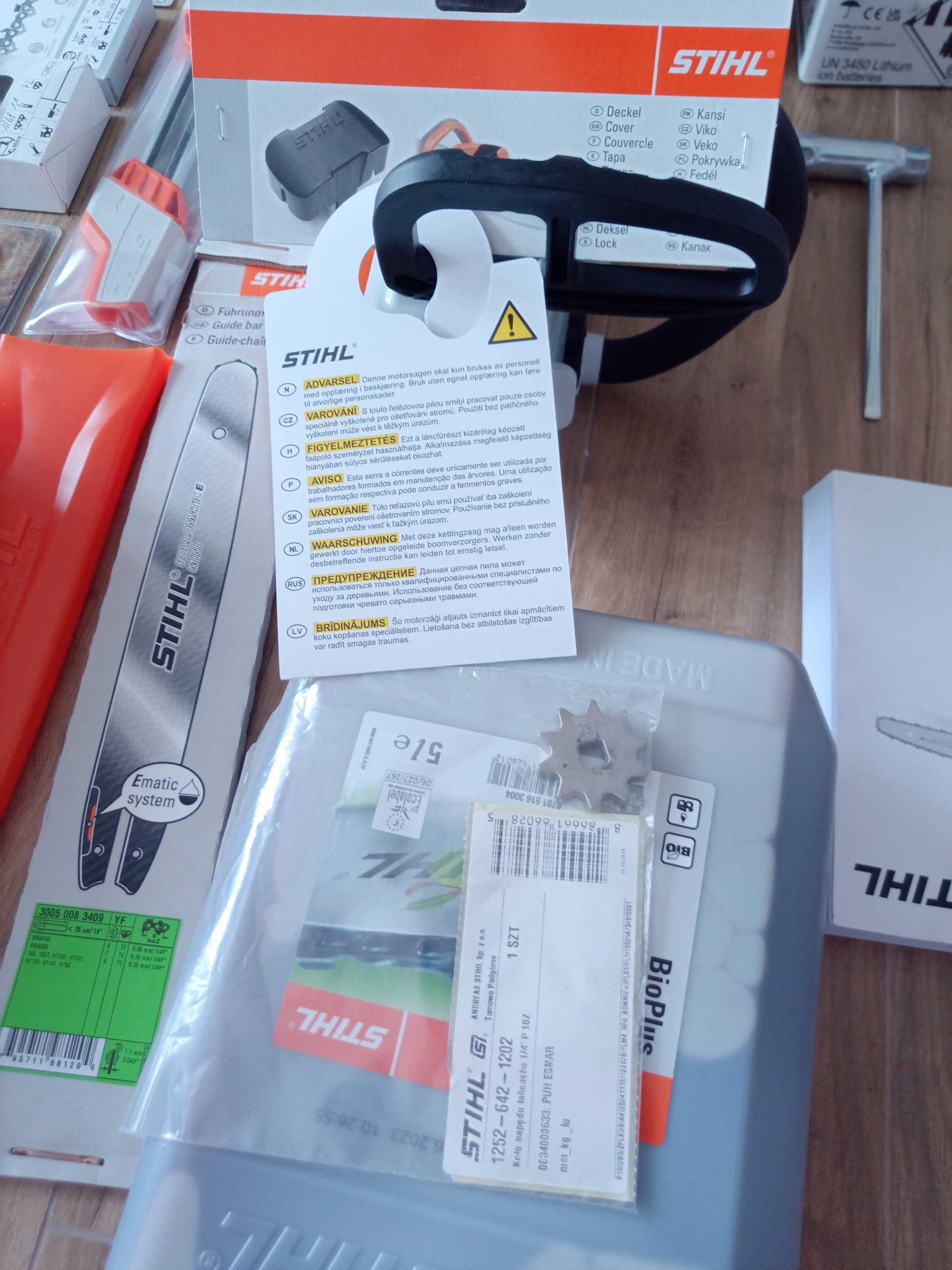 Pilarka Stihl MSA 161T z osprzętem, całość fabrycznie nowa - gwarancja