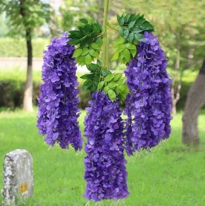 12x wisteria glicynia sztuczna girlanda kwiatowa dekoracja