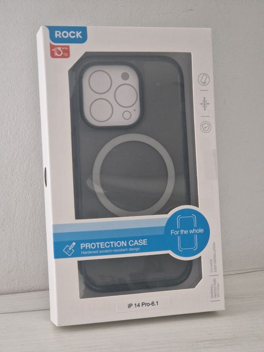 Rock Etui Crystal Shield Series Magnetic do Iphone 14 Pro przezroczyst