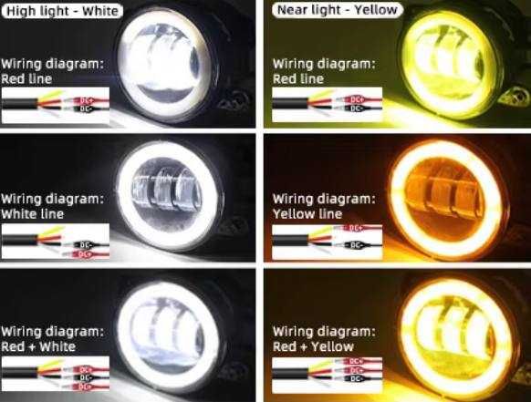 Противотуманные фары универсальные круглые 45w. Led противотуманки 3.5