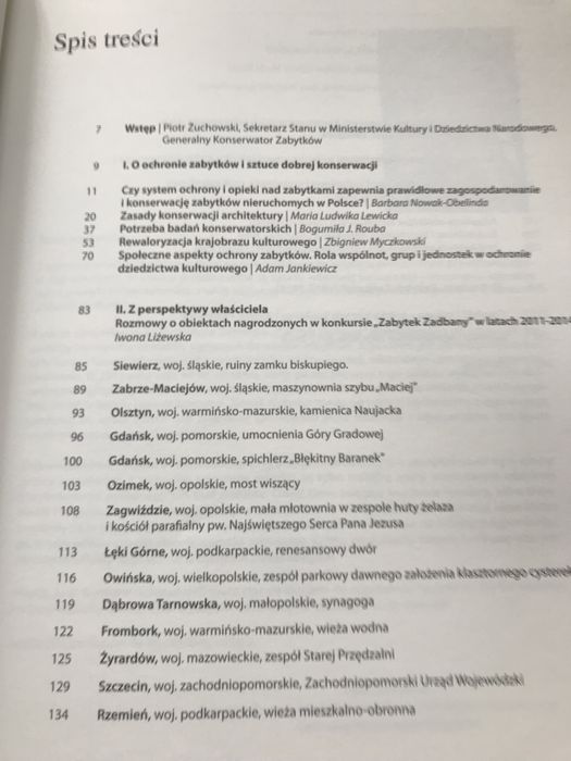 Zabytek zadbany. Co to znaczy? - praca zbiorowa , red. Iwona Liżewska.