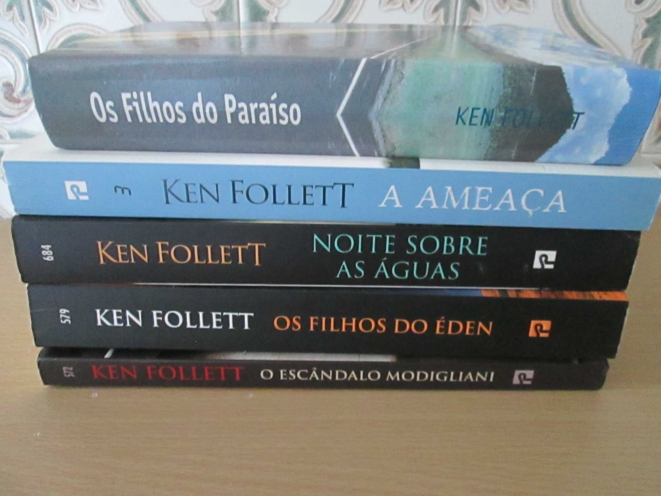 Livros Ken Follett (Preços diversos) Oferta de portes