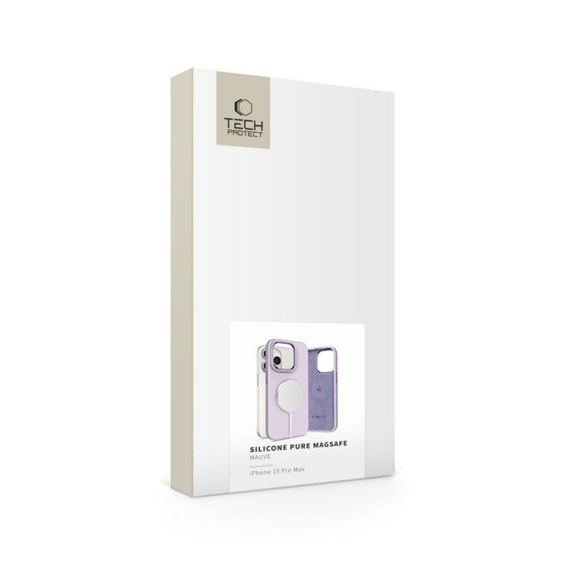 Tech-Protect Silicone Pure Magsafe Iphone 15 Pro Max Mauve