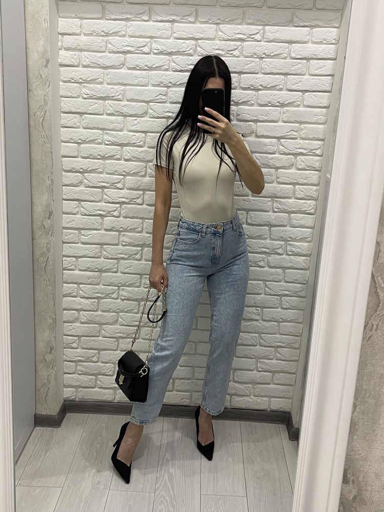 Джинси zara mom