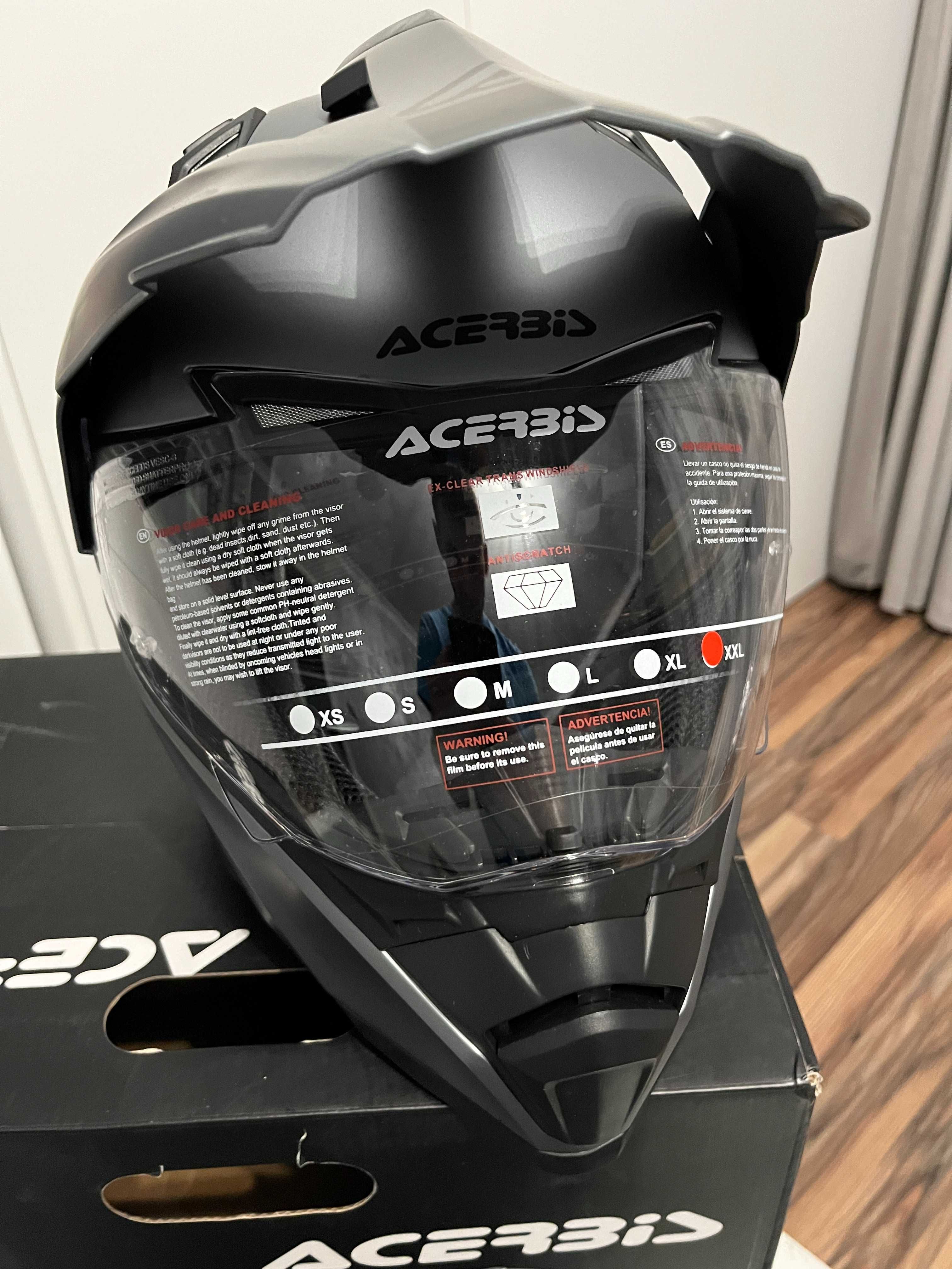 Kask Acerbis Flip 2206 (cross,quad,enduro,mtb) GWARANCJA