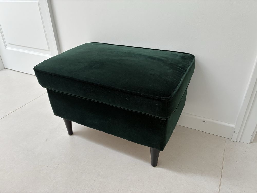 Podnóżek ikea strandmon zielony