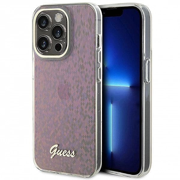 Etui Guess IML Faceted Mirror Disco Iridescent do iPhone 15 Pro Max -