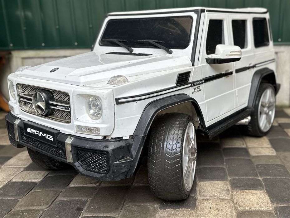 Дитячий електромобіль Mercedes-Benz G63 AMG Кубик