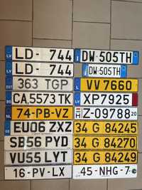 Автомобільні номерні знаки країн Європи.