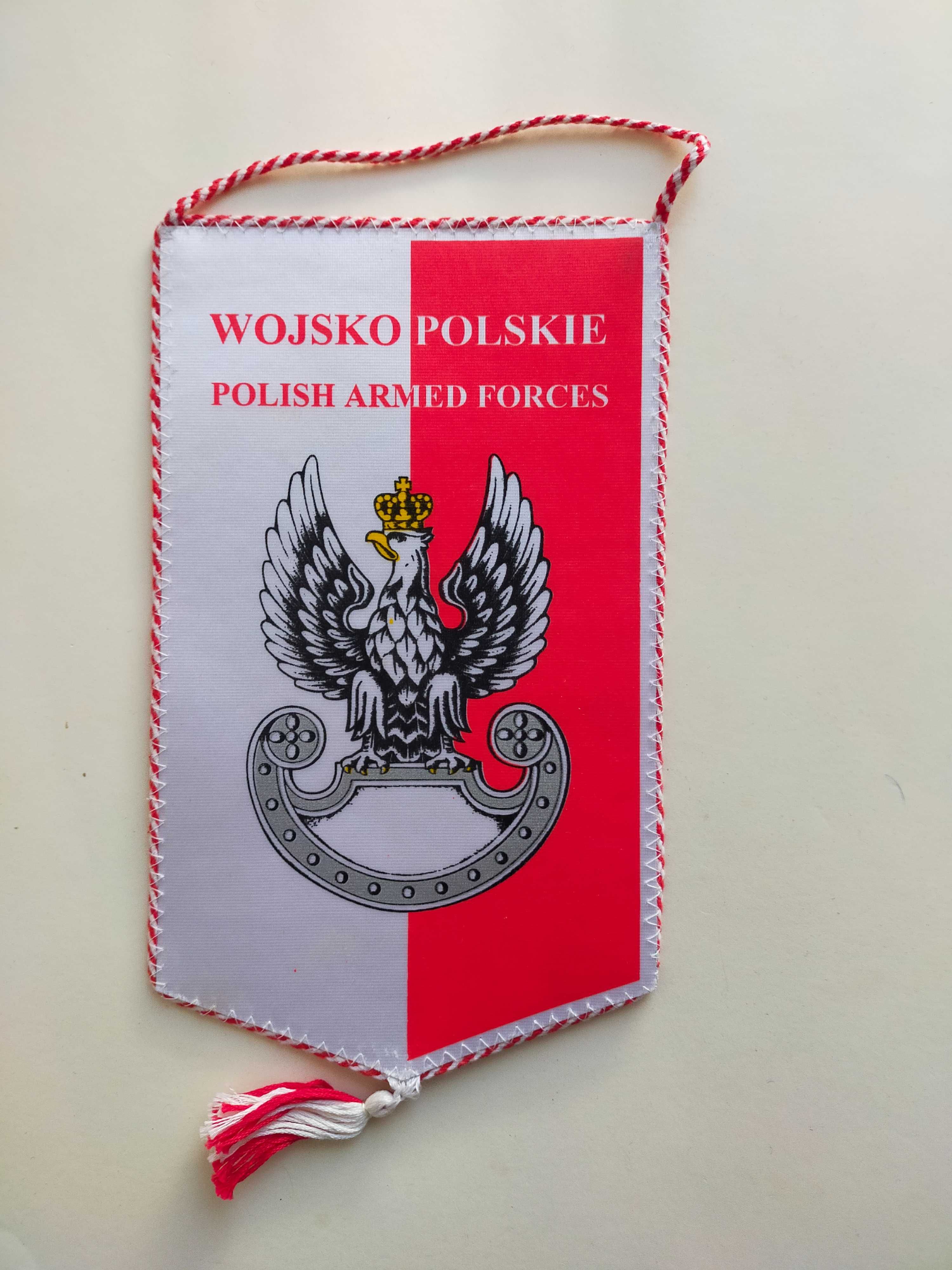 Proporczyk Wojsko Polskie Dowództwo  Wojsk Lądowych 1997 WP