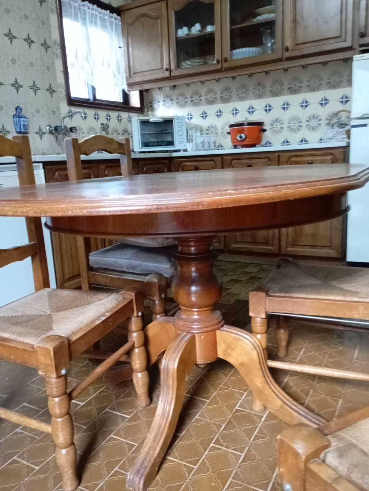Mesa Extensível Madeira Maciça