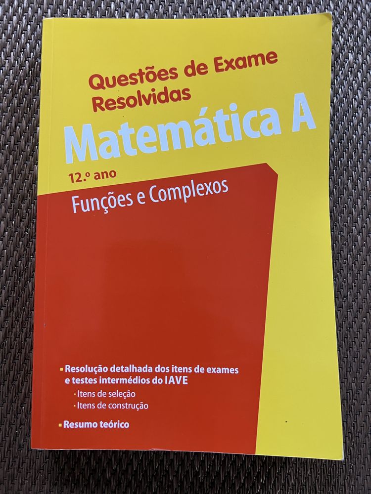 Livro - Matemática A - Funções e Complexos 12º Ano