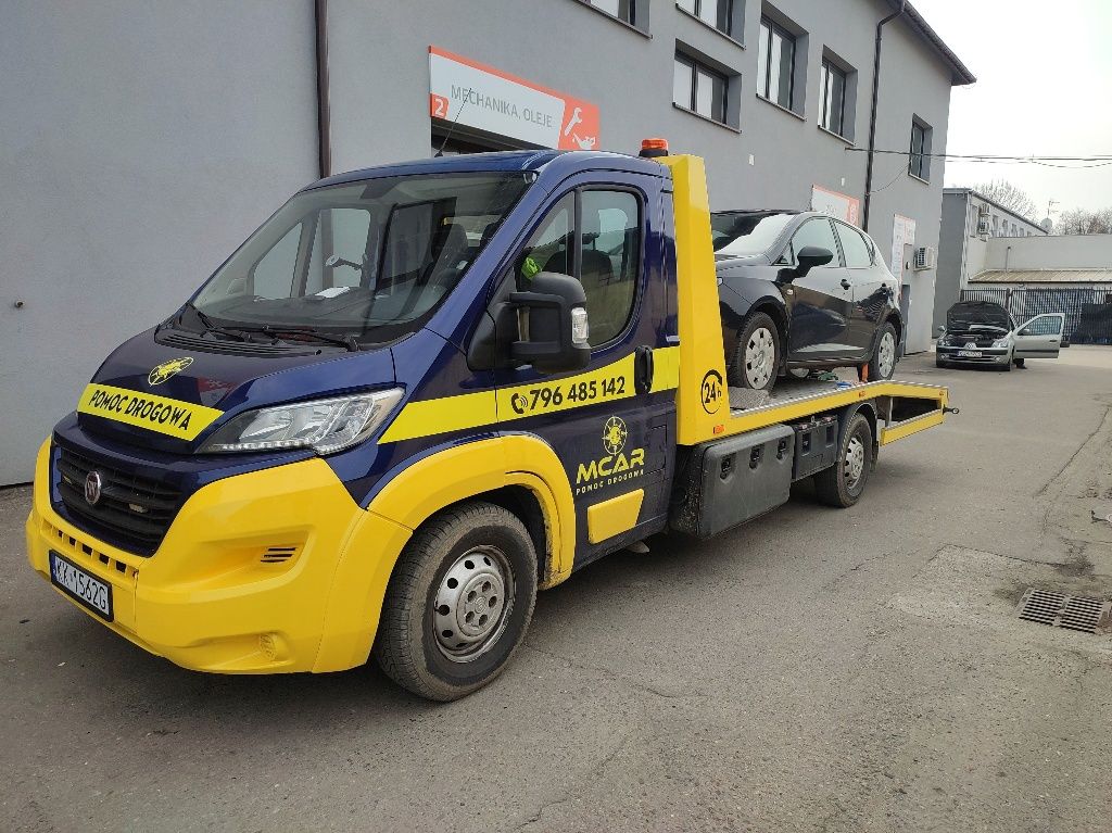 Pomoc drogowa 24h Laweta Gorlice Autolaweta Transport Pojazdów