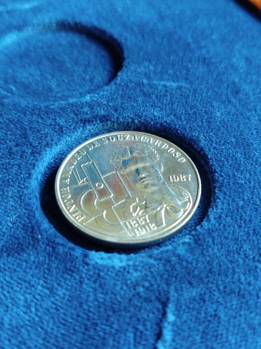 Moeda comemorativa de 100 Escudos- Pintor Amadeo de Souza Cardoso