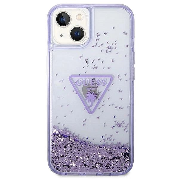 Etui Guess Liquid Glitter Palm Collection na iPhone 14 Plus 6,7" - fio