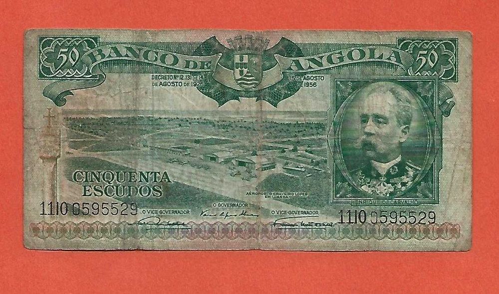 Angola Nota 50$00 1956