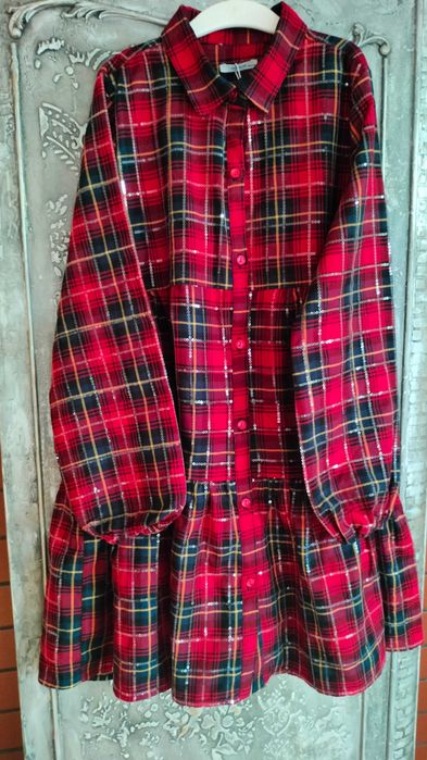 Reserved 146 sukienka w kratkę