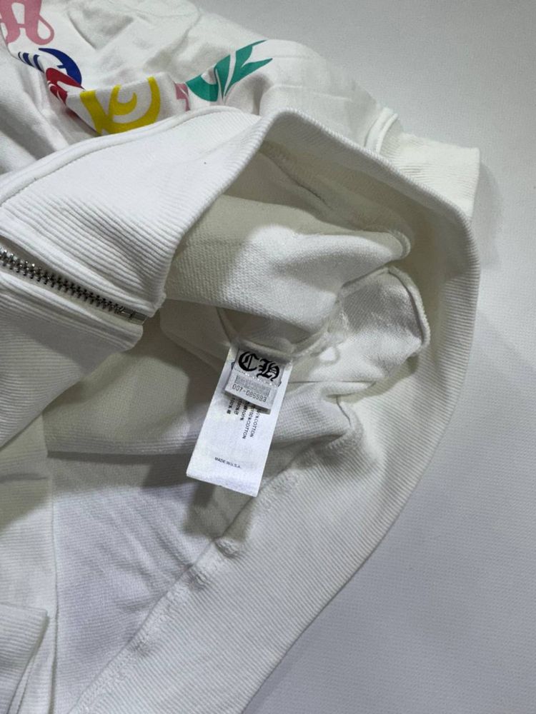 Зип худи Chrome Hearts Multi Colour White zip
