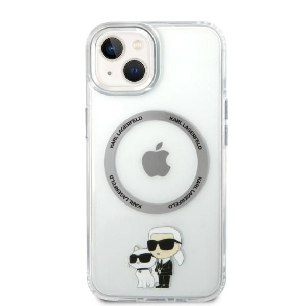 Etui Karl Lagerfeld Karl&Choupette Magsafe na iPhone 14/15/13 6,1"