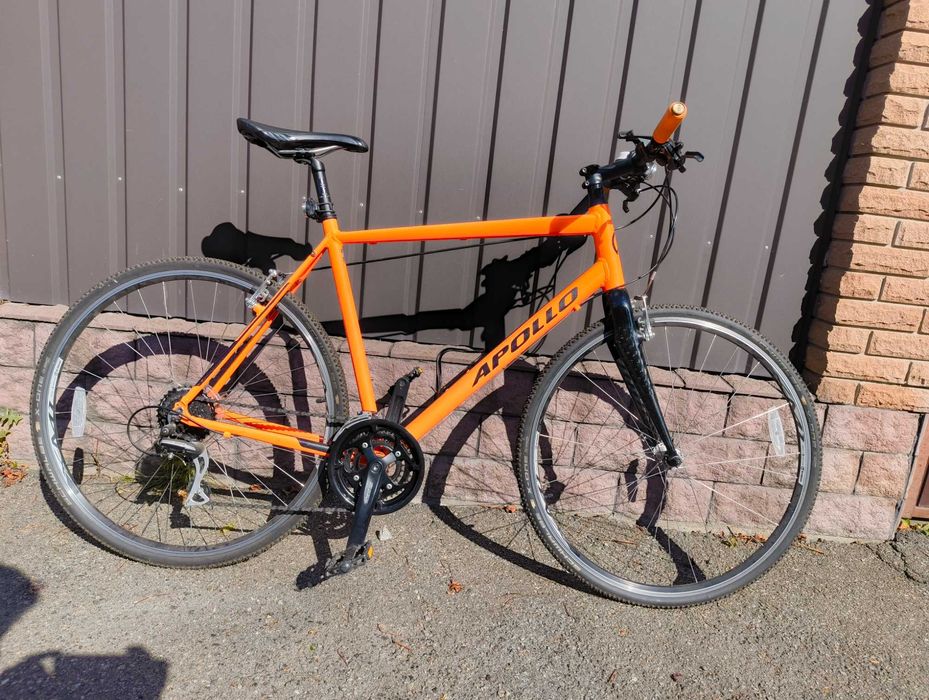 Велосипед 28" Apollo EXCEED 20 HI VIZ, карбонова вилка, рама XL