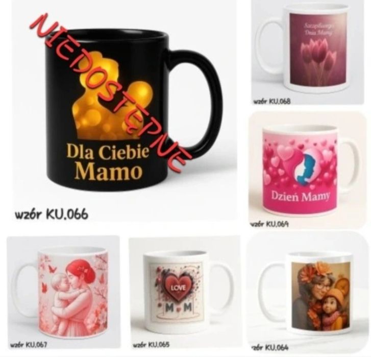 Prezent na Dzień Mamy Kubek Ceramiczny z Imieniem dla Mamy