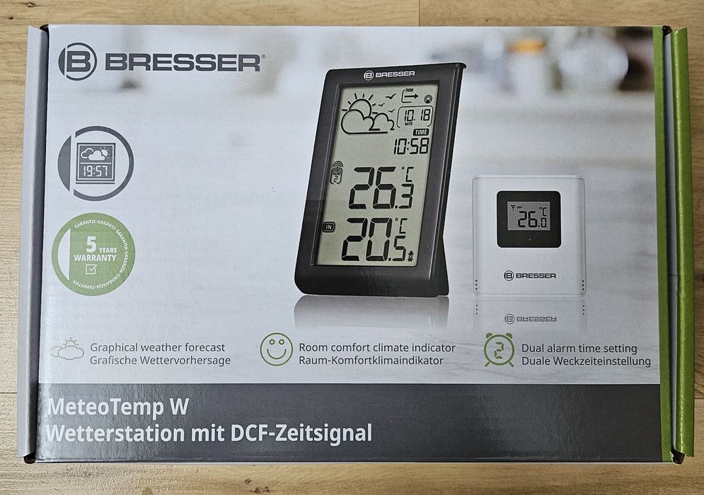 Radiowa stacja pogody Bresser MeteoTemp W