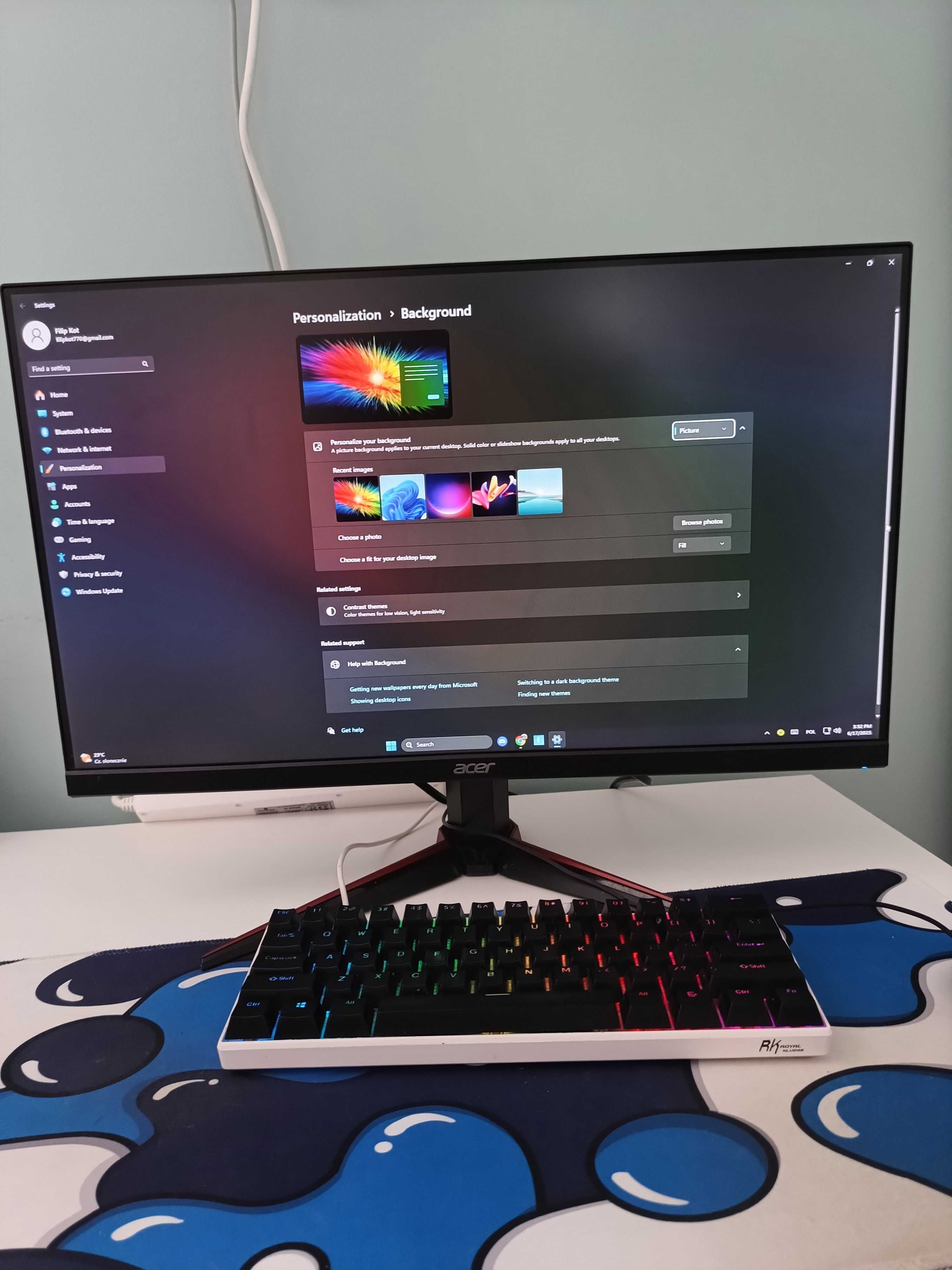 Komputer [I5 10400F GTX 1650 16GB RAM] + Monitor Acer VG240Y Zestaw!