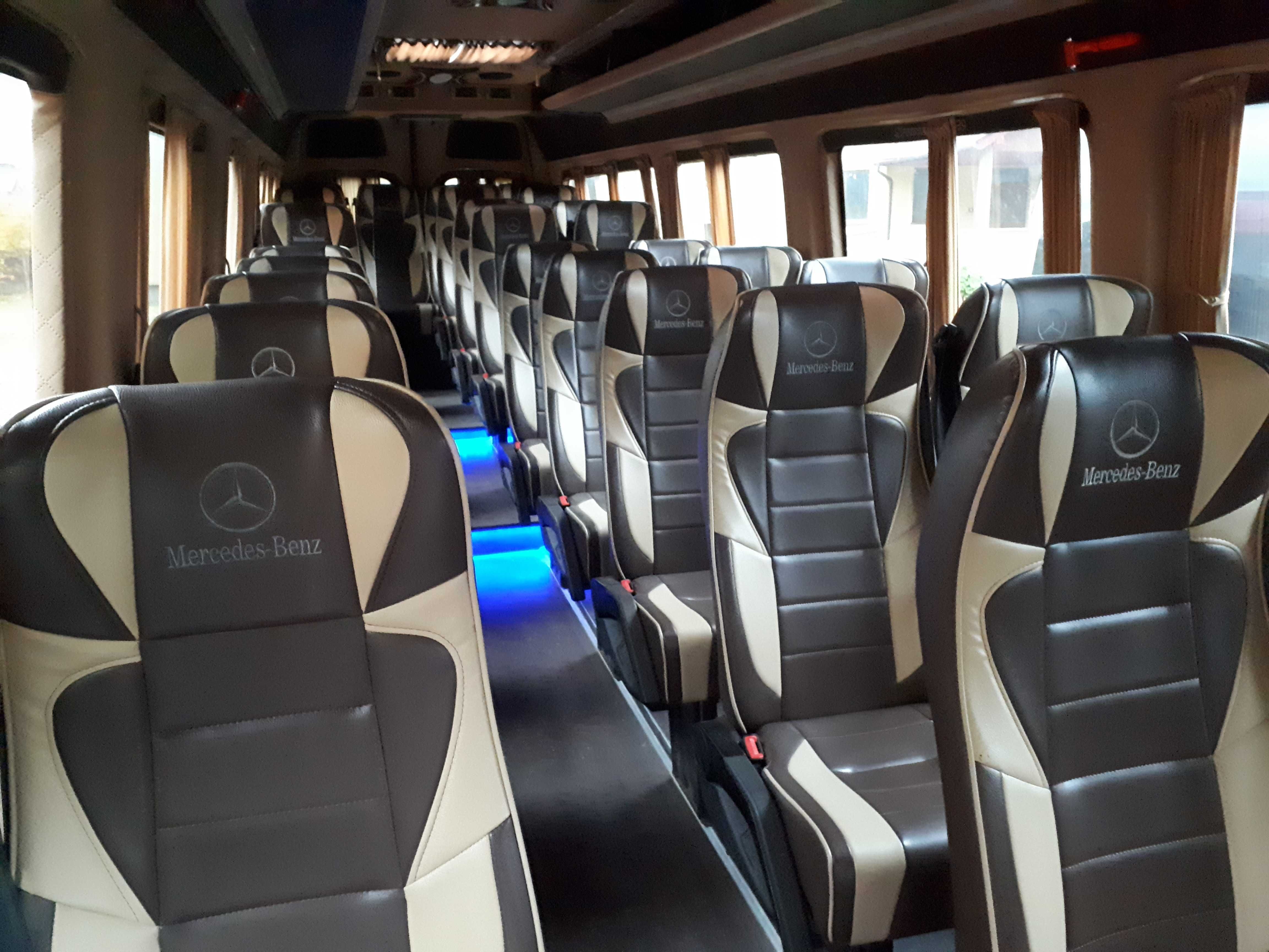 Przewóz osób wynajem bus autobus transport wesele lotnisko Pyrzowice