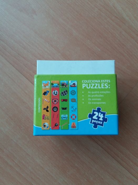 Puzzle 24 peças - os transportes
