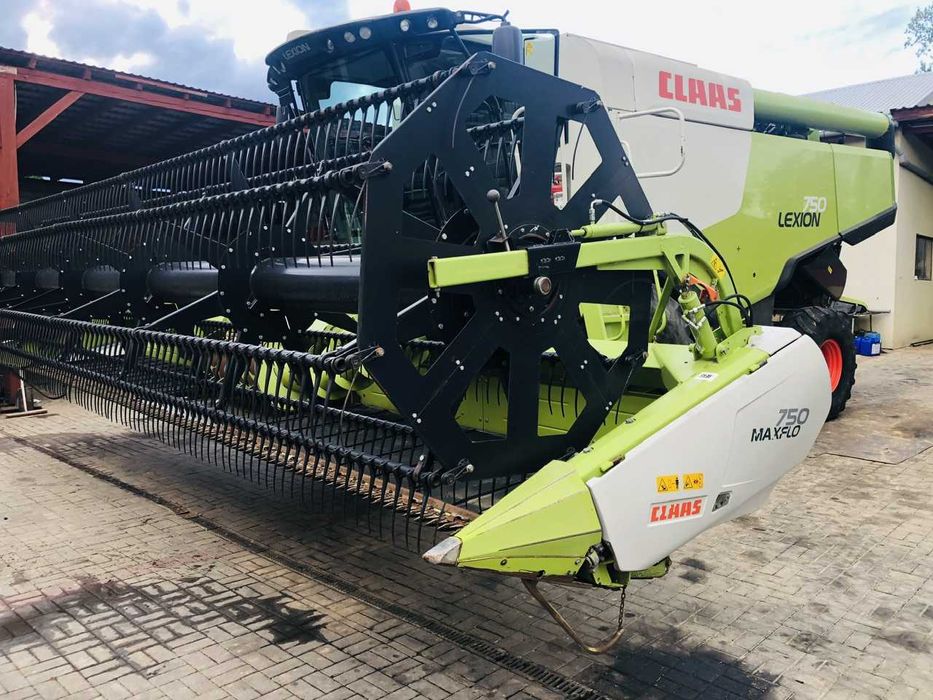 CLAAS Lexion 750 rok 2013, heder soja, maxflo,