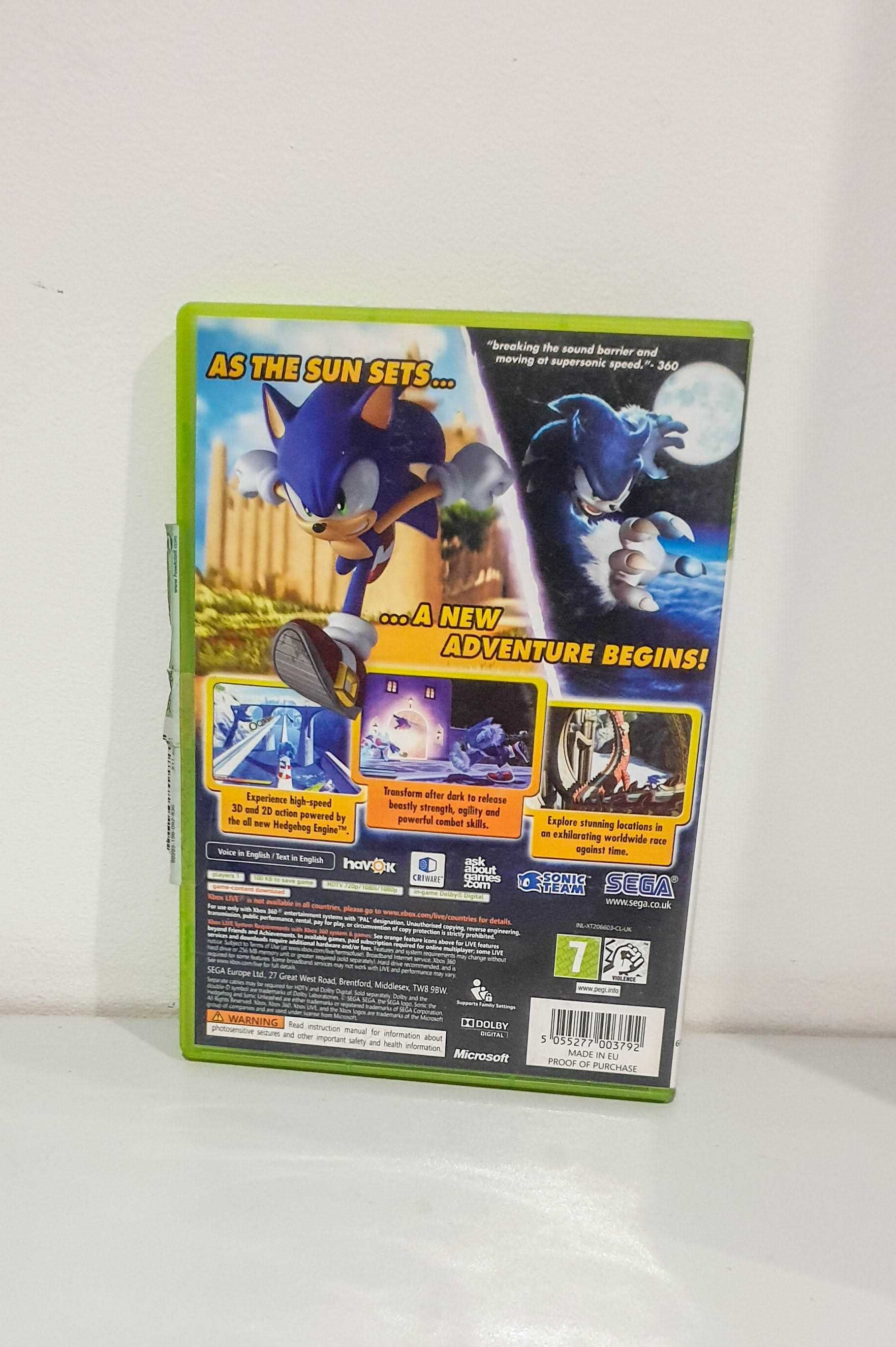Gra Sonic Unleashed X360 3xAng UNIKAT