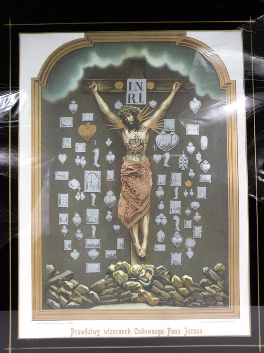 Oleodruk obraz Pan Jezus na Krzyżu kościół Cystersów w Mogile Kraków