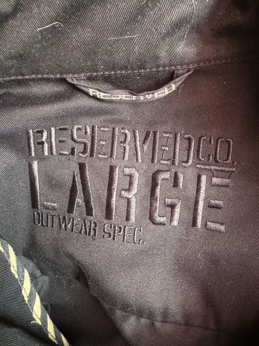 Lekka kurtka męska Reserved rozm. L czarna militarna miejska kieszenie