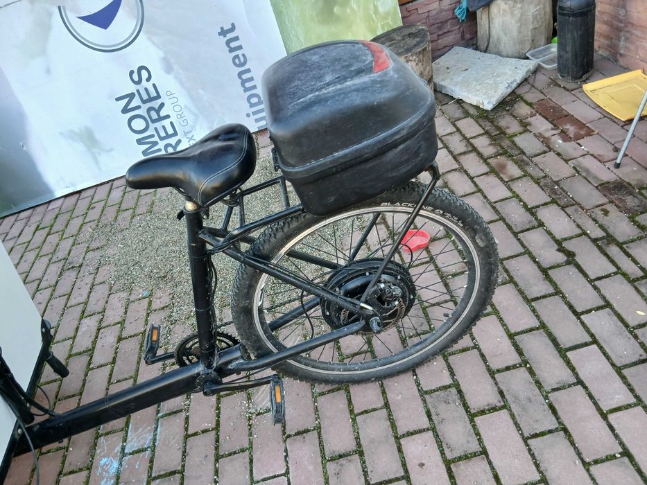 Rower Elektryczny Riksza 1kw Cargo Shimano Hydraulika Bateria 22,4ah