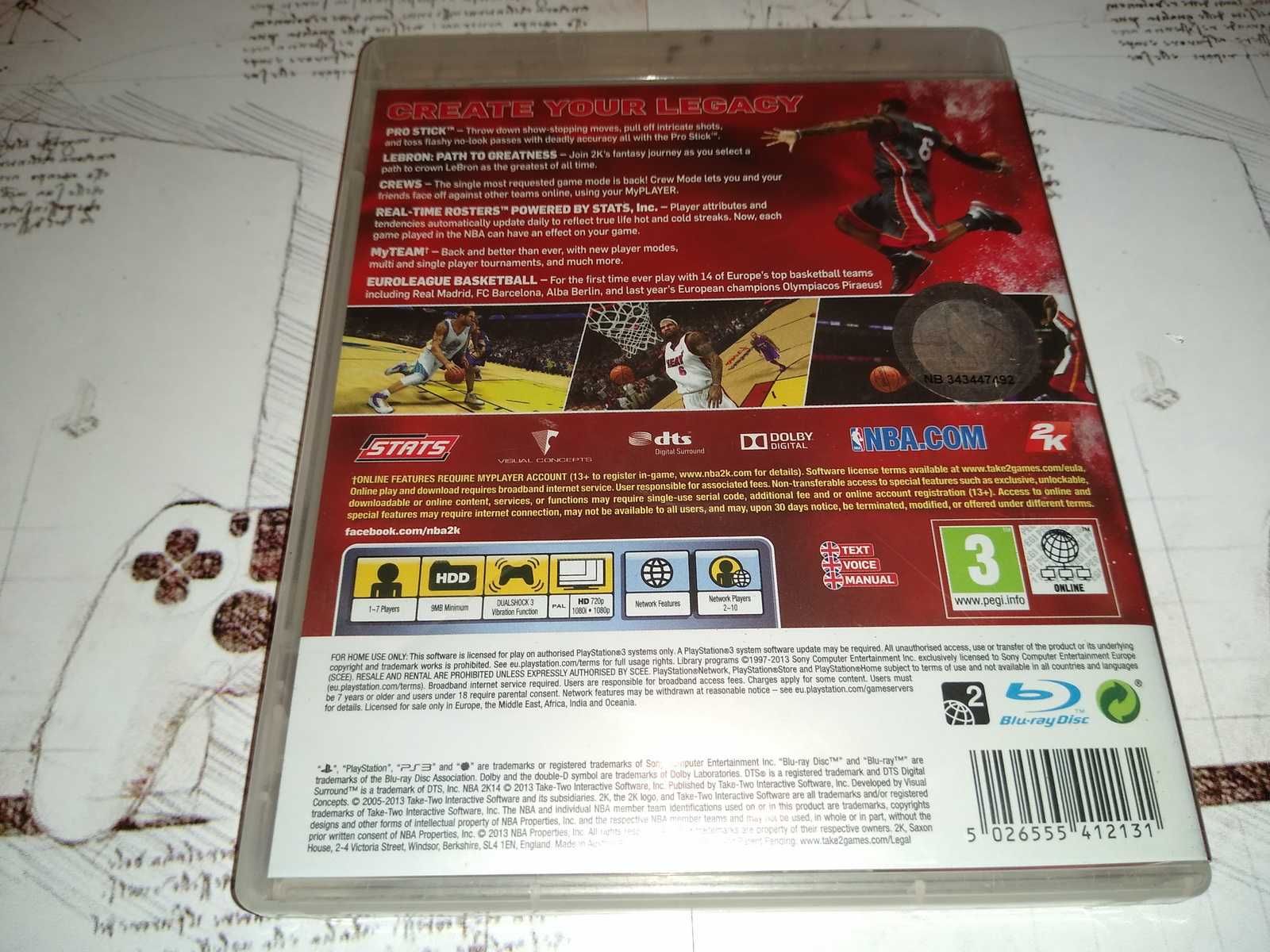 NBA 2K14 Ps3 bez rys