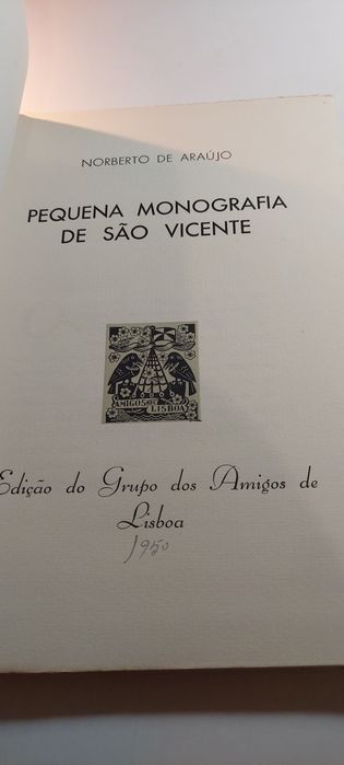 Pequena Monografia de São Vicente - Norberto de Araújo