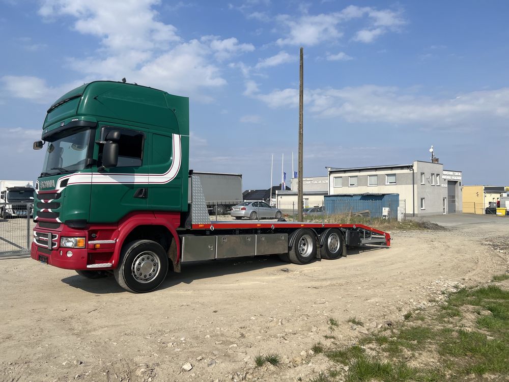 Scania r490 Nowy najazd 2015r pomoc drogowa laweta platforma