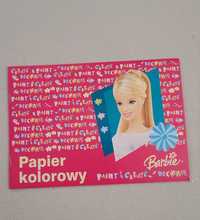 Zeszyt papierów  kolorowych Barbie