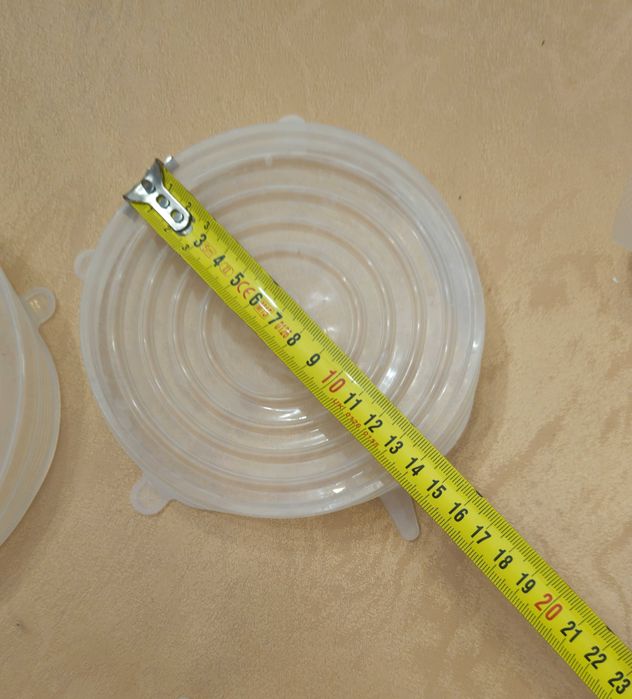 Tampas silicone para alimentos