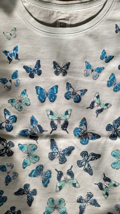 GAP T-shirt de mangas compridas para menina 10 anos