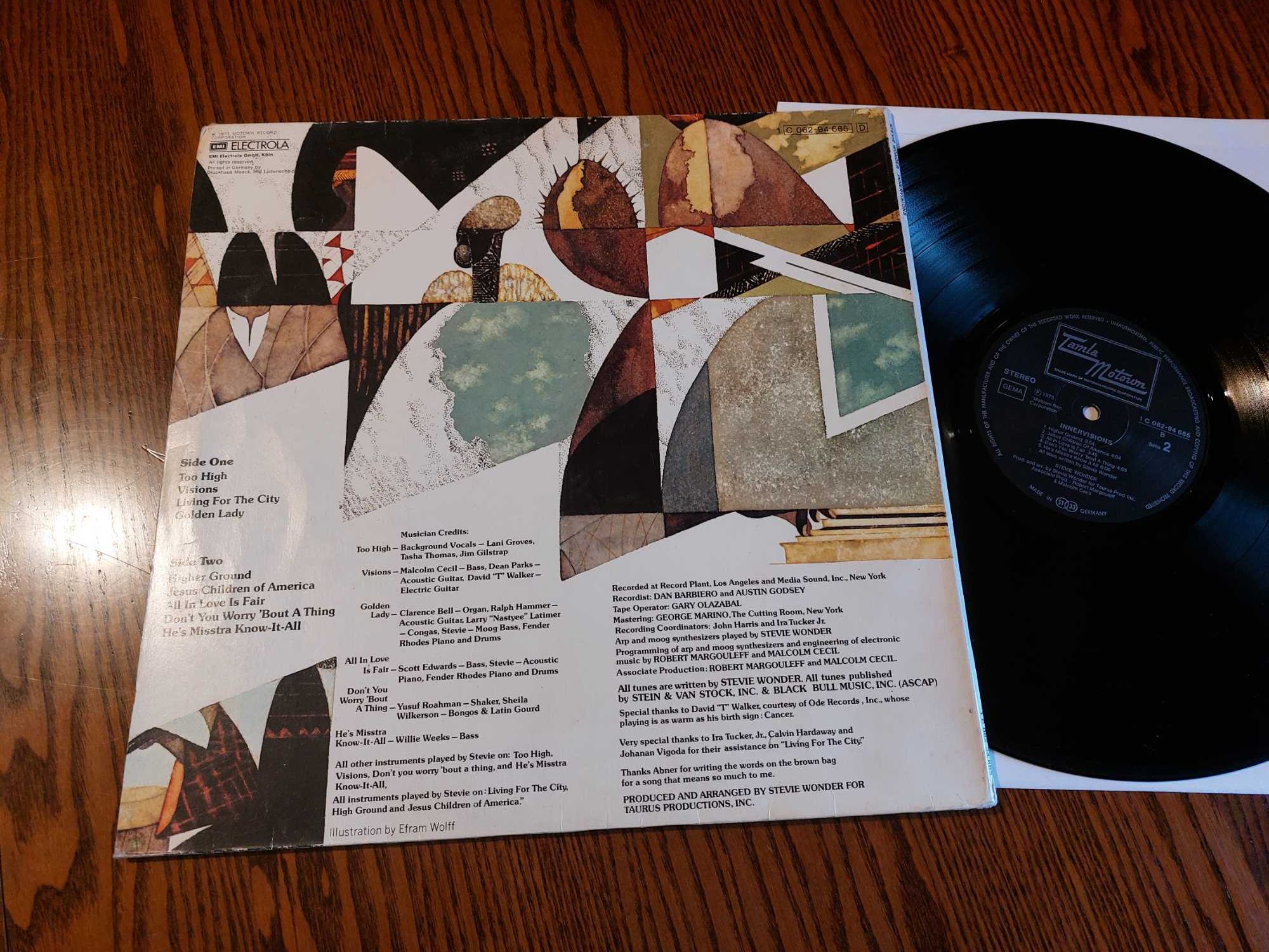 Stevie Wonder – Innervisions LP 1450 EX STAN