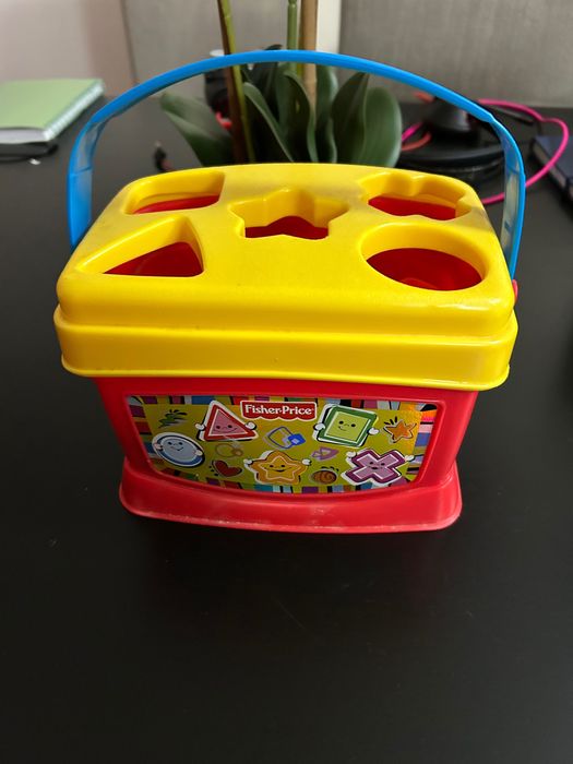 Fisher Price Baby First Blocks caixa completa com 10 figuras