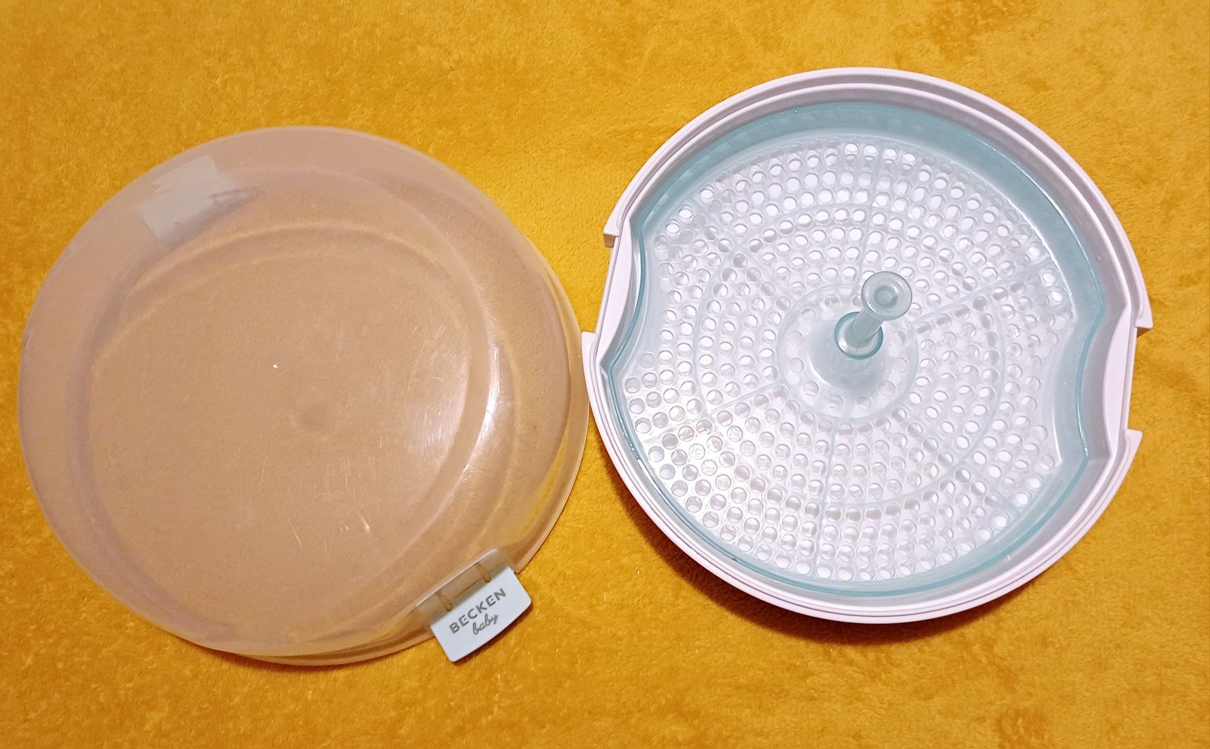 Bomba/extrator de leite Avent + esterilizador de microondas Becken