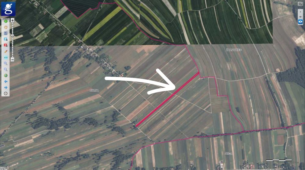 Sprzedam pole orne 1 ha