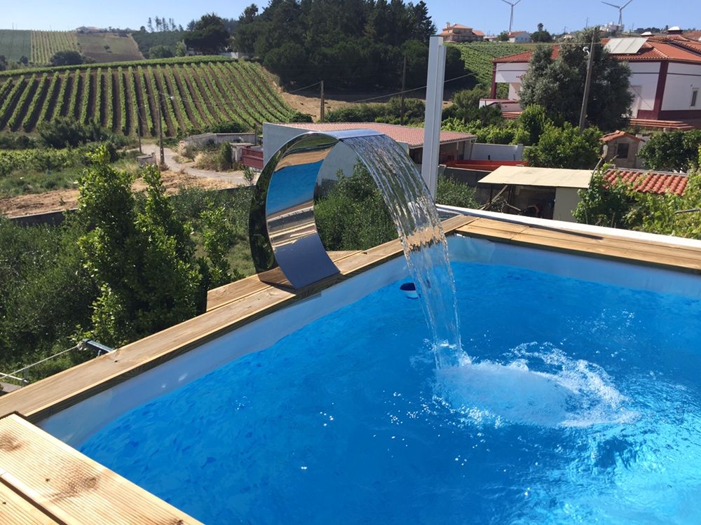 Cascata para piscina inox