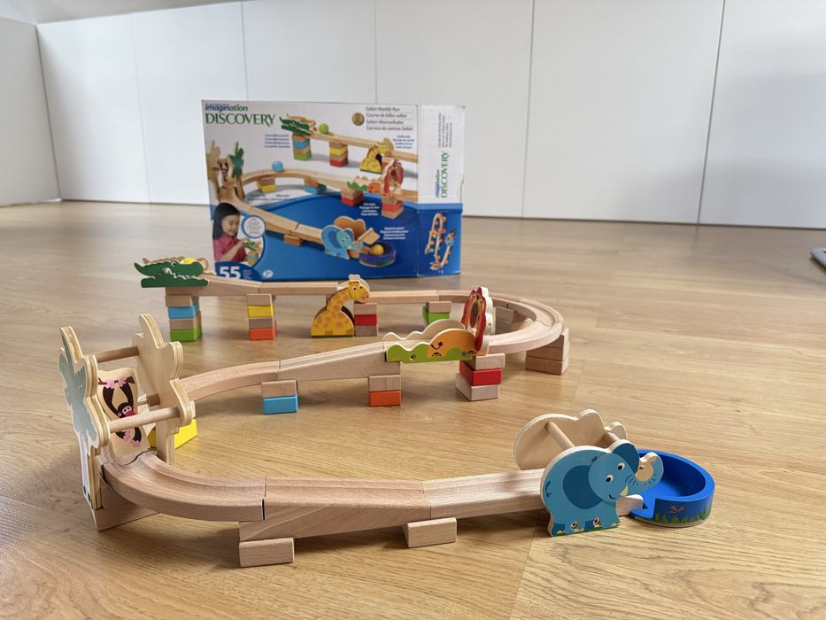 Pista madeira - Safari Marble Run