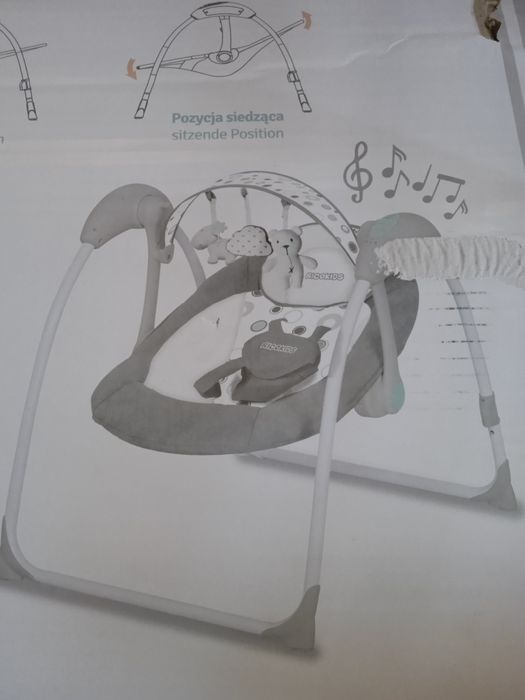 Wielofunkcyjna huśtawka dla niemowląt,nowa